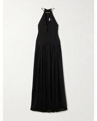 Isabel Marant - Alviali Embellished Cutout Silk-Georgette Maxi Dress - Lyst