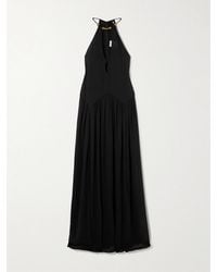 Isabel Marant - Alviali Maxikleid Aus Seiden-Georgette Mit Cut-Out Und Verzierungen - Lyst
