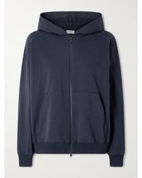 Brunello Cucinelli - Cotton-Blend Jersey Hoodie - Lyst