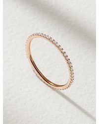 Ileana Makri - Thread 18-Karat Rose Diamond Eternity Ring - Lyst
