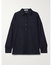 Tibi - Wool-Blend Gauze Shirt - Lyst