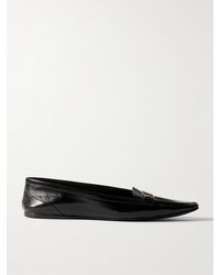 Saint Laurent - Chris Patent Slipper - Lyst