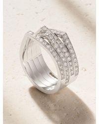 Repossi - Antifer 18-Karat Diamond Ring - Lyst
