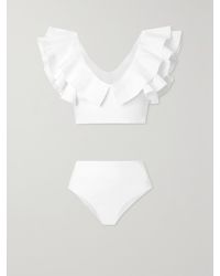 Maygel Coronel - Net Sustain Mila Bikini Mit Volants - Lyst