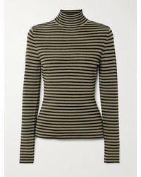 Proenza Schouler - Didi Striped Knitted Sweater - Lyst