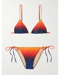 Lido - Trentasei Dégradé Triangle Halterneck Bikini - Lyst
