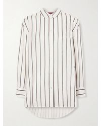 Gucci - Striped Silk-Blend Shirt - Lyst