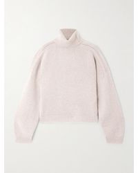 LeKasha - Bangkok Rollkragenpullover Aus Geripptem Biokaschmir - Lyst