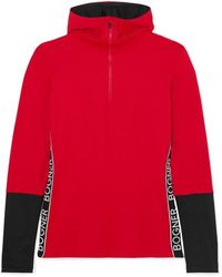 Bogner Haut À Capuche En Jersey Stretch Mya - Rouge