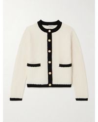 Jonathan Simkhai - Klaire Two-Tone Wool And Cashmere-Blend Cardigan - Lyst