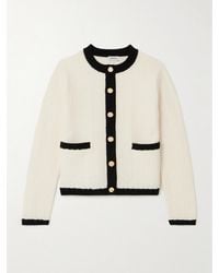 Jonathan Simkhai - Klaire Two-Tone Wool And Cashmere-Blend Cardigan - Lyst