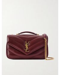 Saint Laurent - Loulou Small Matelassé Leather Shoulder Bag - Lyst