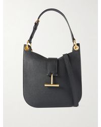 Tom Ford - Tara Kleine Schultertasche Aus Strukturiertem Leder - Lyst