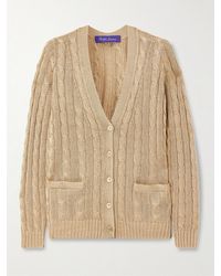 Ralph Lauren - Cardigan Aus Seide - Lyst