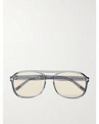 Tom Ford - Rosco Aviator-Style Acetate Sunglasses - Lyst