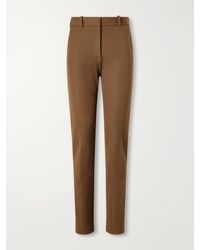 JOSEPH - New Coleman Cotton-Blend Gabardine Straight-Leg Pants - Lyst