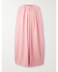 Jil Sander - Cape-Effect Draped Wool-Blend Coat - Lyst