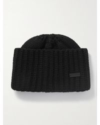 Saint Laurent - Ribbed Cashmere Beanie - Lyst