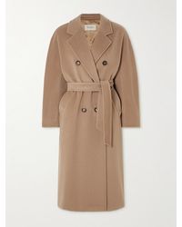 Max Mara - Madame 101801 Icon Double-Breasted Wool And Cashmere-Blend Coat - Lyst