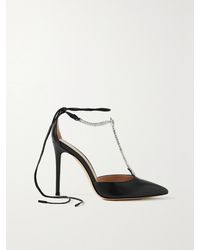 Gianvito Rossi - Brilliant 105 Crystal-Embellished Leather Pumps - Lyst
