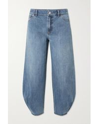 Tibi Fundamentals Brancusi Mid-rise Tapered Jeans - Blue
