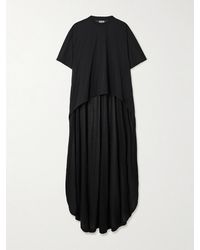 Balenciaga - Asymmetric Cotton-Blend Jersey T-Shirt - Lyst