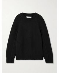 Another Tomorrow - Oversized Ribbed Recycled Cashmere And Wool-Blend Sweater - Lyst