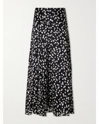 Isabel Marant - Hilza Floral-Print Chiffon Midi Skirt - Lyst