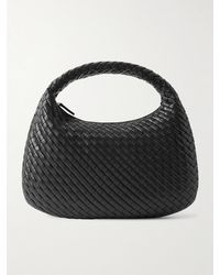 Bottega Veneta - Veneta Medium Intrecciato Leather Shoulder Bag - Lyst