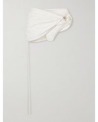Christopher Esber - Ruched Orbit Embellished Bikini Briefs - Lyst