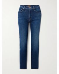 Mother - The Mid-Rise Rider Flood Halbhohe Skinny Jeans - Lyst