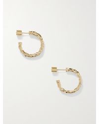 Jennifer Fisher - Hailey-Plated Hoop Earrings - Lyst