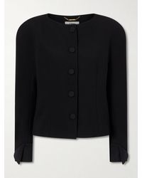Chloé - Wool-Crepe Jacket - Lyst