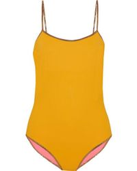 Tooshie Bridgehampton Wendbarer Badeanzug Mit Lurex®-besatz - Gelb