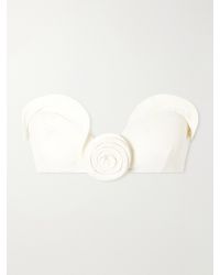 Magda Butrym - Appliquéd Stretch-Jersey Bikini Top - Lyst