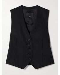 Nili Lotan - Angelina Pinstriped Wool-Twill Vest - Lyst
