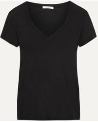 James Perse - Casual Slub Cotton-Jersey T-Shirt - Lyst