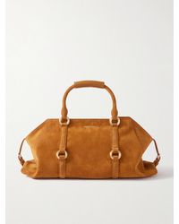 McQueen - Sac Porté Épaule En Daim Farringdon Medium - Lyst