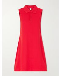 Flore Flore - Lauren Organic Cotton-Piqué Mini Dress - Lyst
