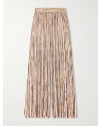 Missoni - Mare Embellished Metallic Crochet-Knit Wide-Leg Pants - Lyst