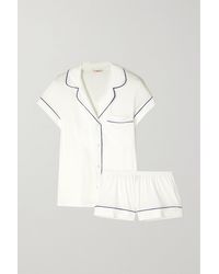 Eberjey Gisele Pyjama Aus Stretch-TM-modal - Weiß