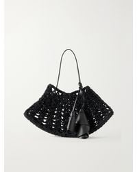 Magda Butrym - Maya Crocheted Leather Top-Handle Bag - Lyst