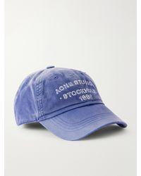Acne Studios - Cuddy Sunkissed Logo-print Cotton-twill Baseball Cap - Lyst