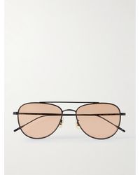 Oliver Peoples - Aviator-Style Metal Sunglasses - Lyst