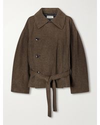 Lemaire - Wool And Alpaca-Blend Coat - Lyst