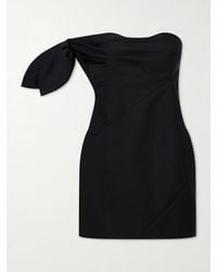 Givenchy - Bow-Detailed Wool And Mohair-Blend Mini Dress - Lyst