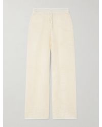 Calle Del Mar - Crocheted Wide-Leg Pants - Lyst