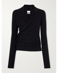 Lauren Manoogian - Soft Mobius Alpaca And Cashmere-Blend Wrap Cardigan - Lyst