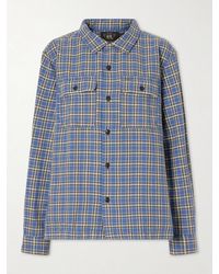 RRL - Matlock Camp Checked Cotton-Twill Shirt - Lyst