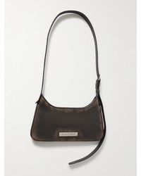 Acne Studios - Platt Mini Embellished Textured-Leather Shoulder Bag - Lyst